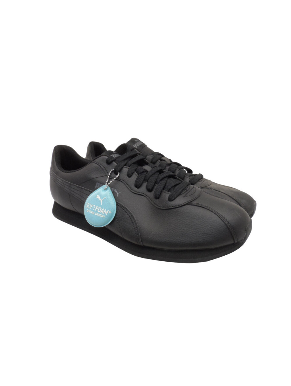 Puma Men's Turin II Athletic Casual Sneakers 36696202 Black Leather Size 13M